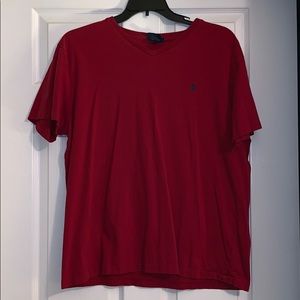 V neck polo